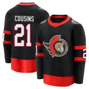 Breakaway Nick Cousins Black Ottawa Senators 2020/21 Home Premier Jersey - Youth